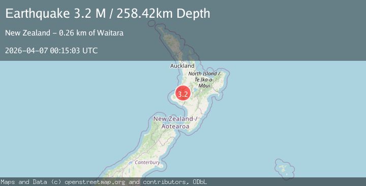 Map of Stratford District, New Zealand