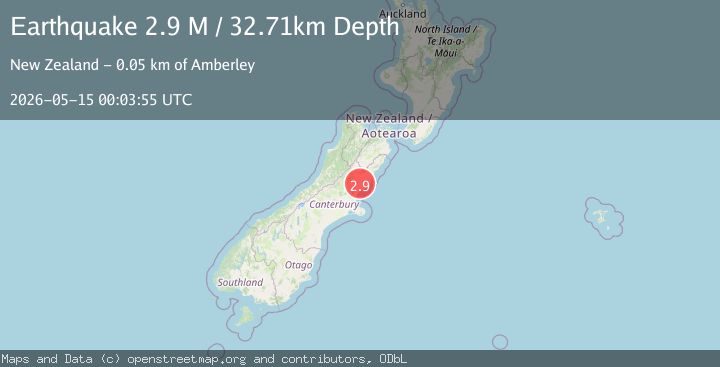 Map of Hurunui District, New Zealand