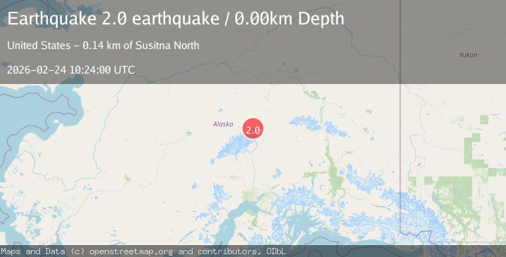 Map of Central Alaska