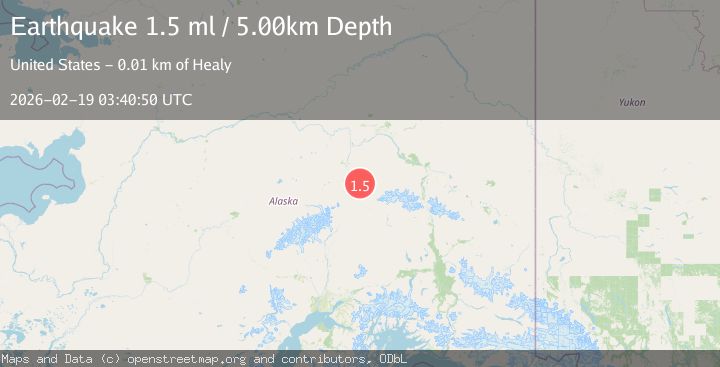 Map of Central Alaska