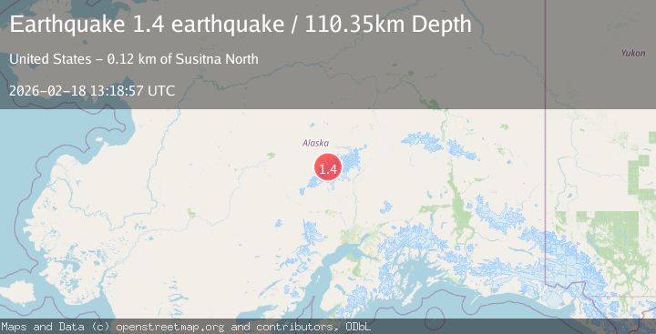 Map of Central Alaska