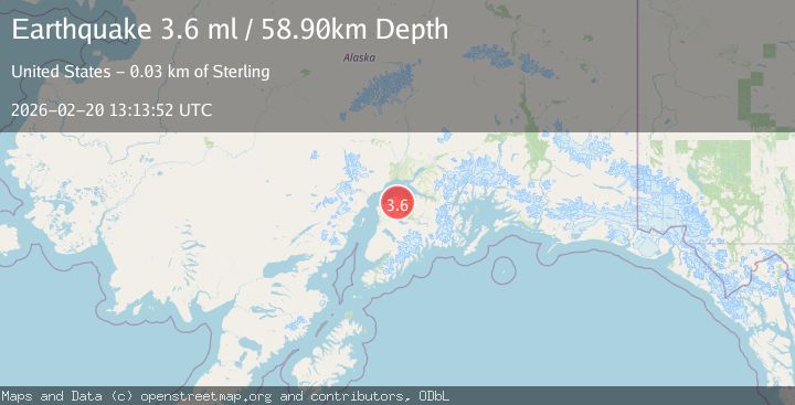 Map of Kenai Peninsula, Alaska