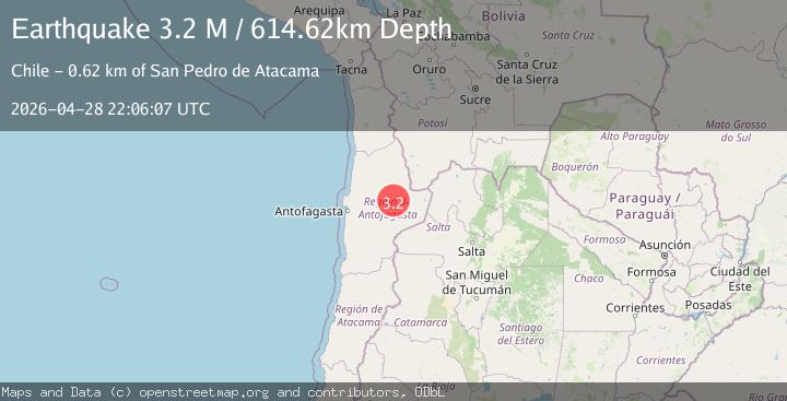 Map of Antofagasta, Chile
