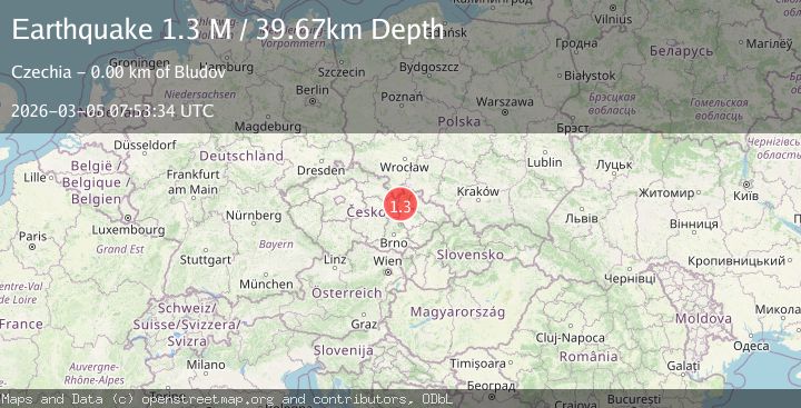 Map of Czech Republic