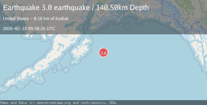 Map of Gulf of Alaska