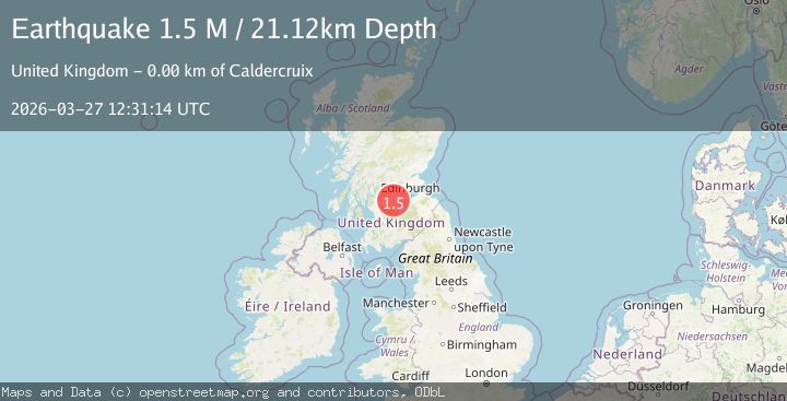 Map of Scotland, United Kingdom