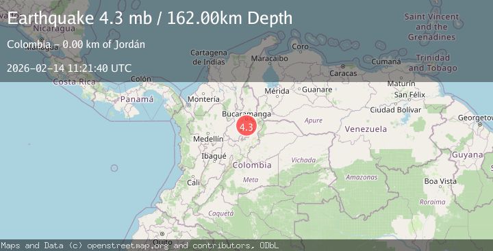 Map of northern Colombia
