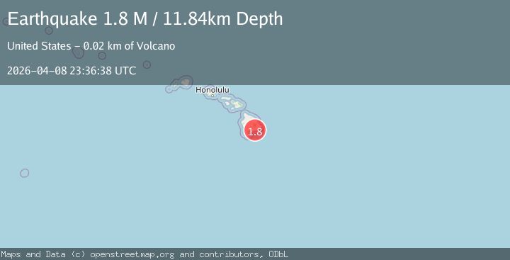 Map of Hawaiian Islands region