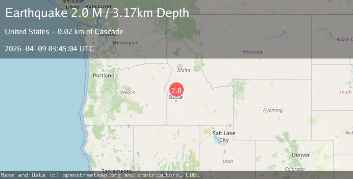 Map of southern Idaho