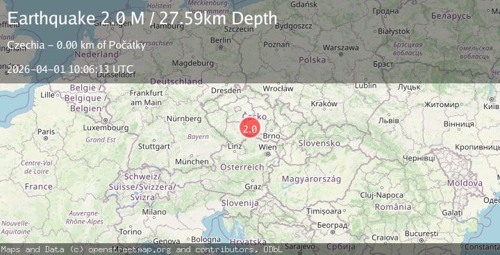 Map of Czech Republic