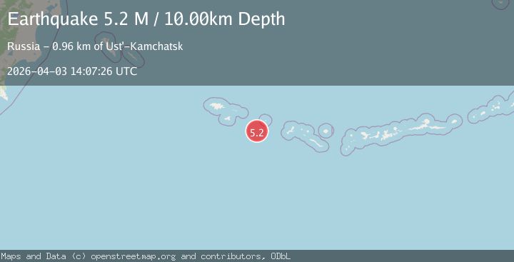 Map of Rat Islands, Aleutian Islands, Alaska