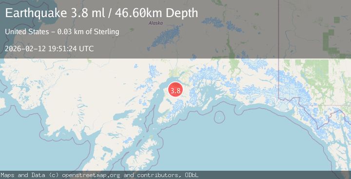 Map of Kenai Peninsula, Alaska