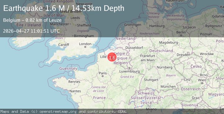 Map of Belgium