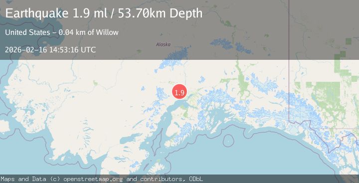 Map of Southern Alaska
