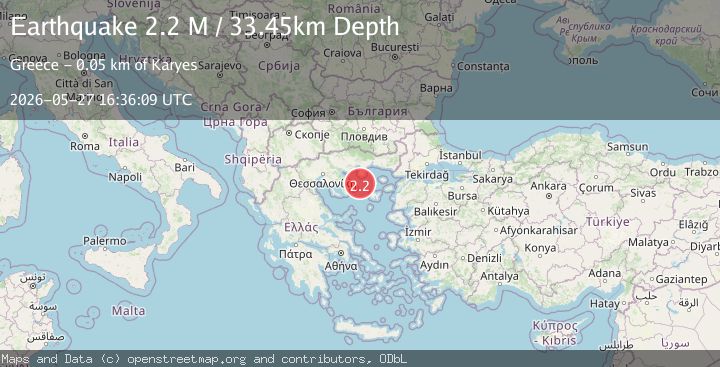 Map of Aegean Sea