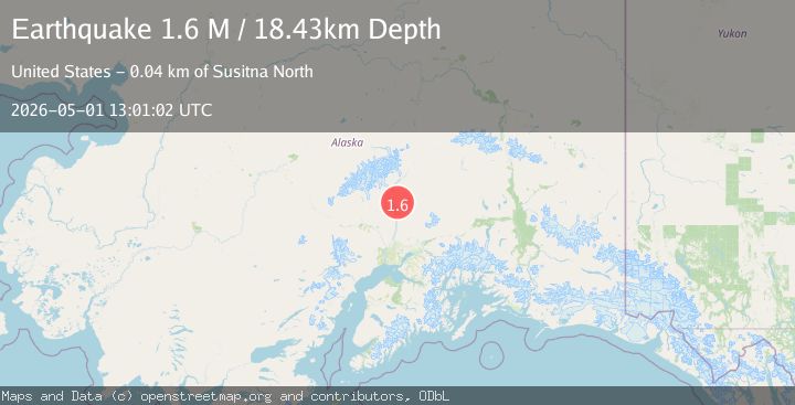 Map of Central Alaska