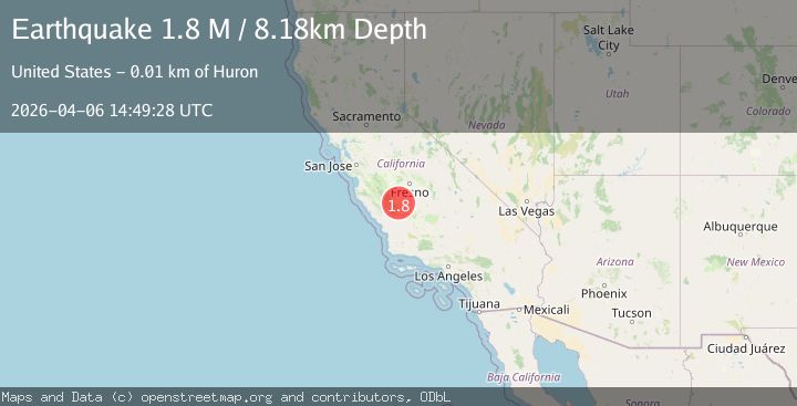 Map of Central California