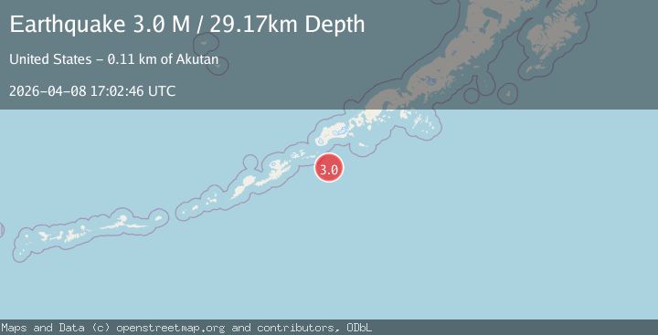 Map of Unimak Island region, Alaska