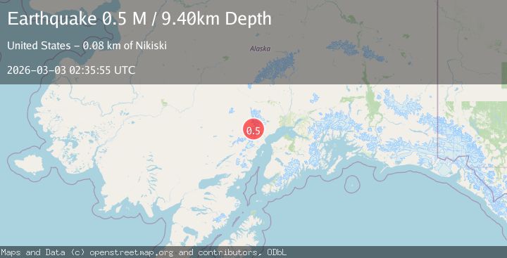 Map of Southern Alaska