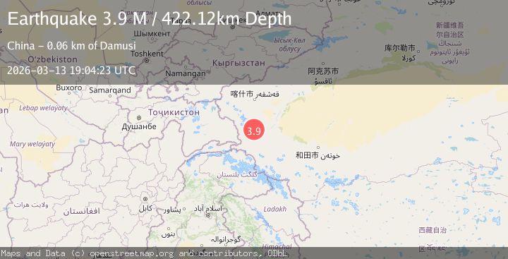 Map of southern Xinjiang, China