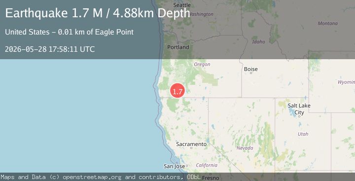Map of Oregon