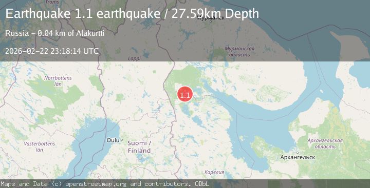 Map of northwestern Russia