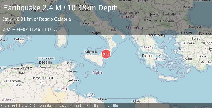 Map of Provincia di Reggio di Calabria, Italy
