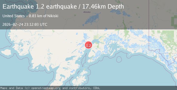 Map of Kenai Peninsula, Alaska
