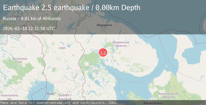 Map of northwestern Russia