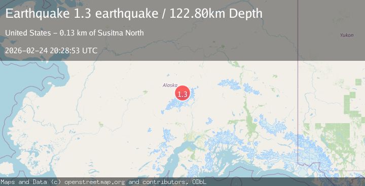 Map of Central Alaska