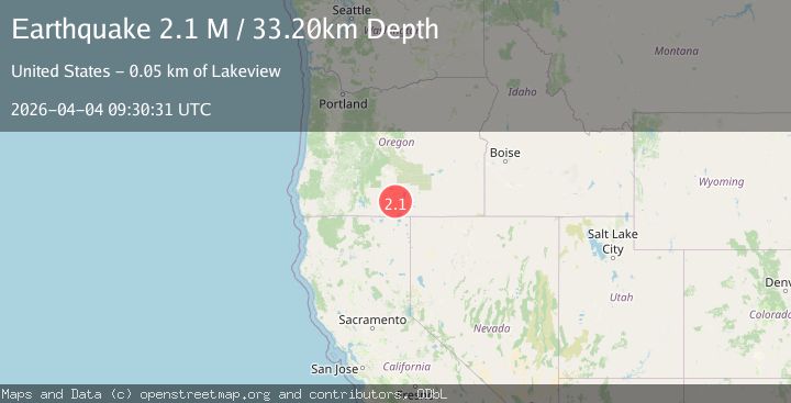 Map of Oregon