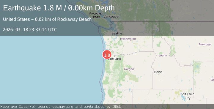 Map of Oregon
