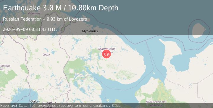 Map of northwestern Russia