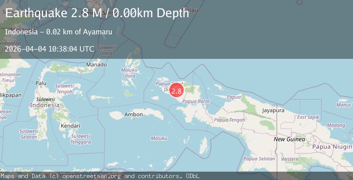 Map of Papua, Indonesia