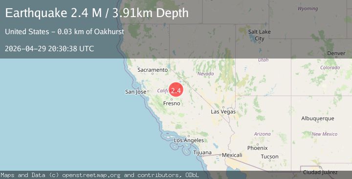 Map of Central California