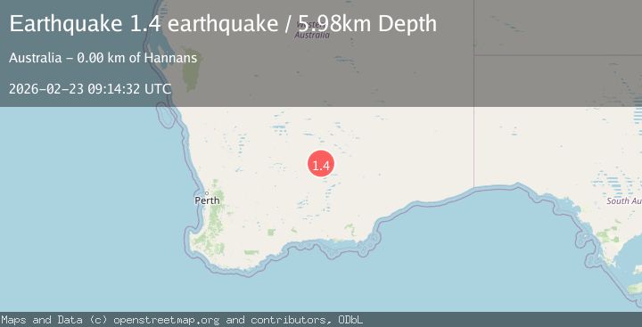 Map of Western Australia