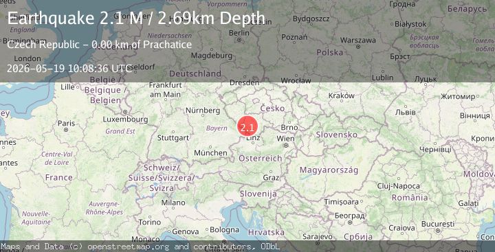 Map of Czech Republic