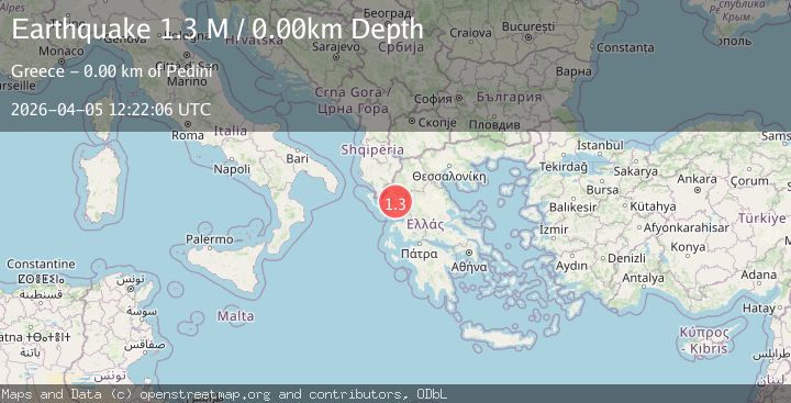 Map of Greece-Albania border region