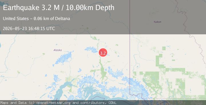 Map of Central Alaska