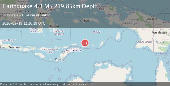 Map of Banda Sea