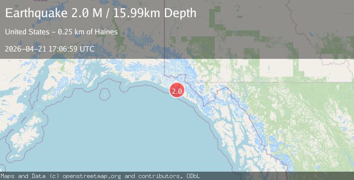 Map of Southeastern Alaska