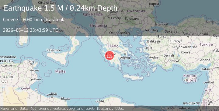 Map of West Greece