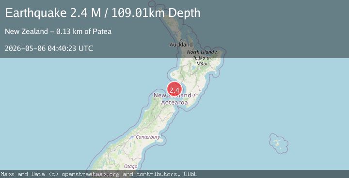 Map of Cook Strait, New Zealand
