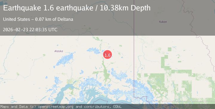 Map of Central Alaska