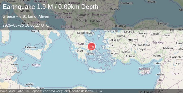 Map of Central Greece