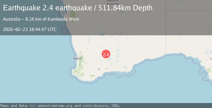 Map of Western Australia