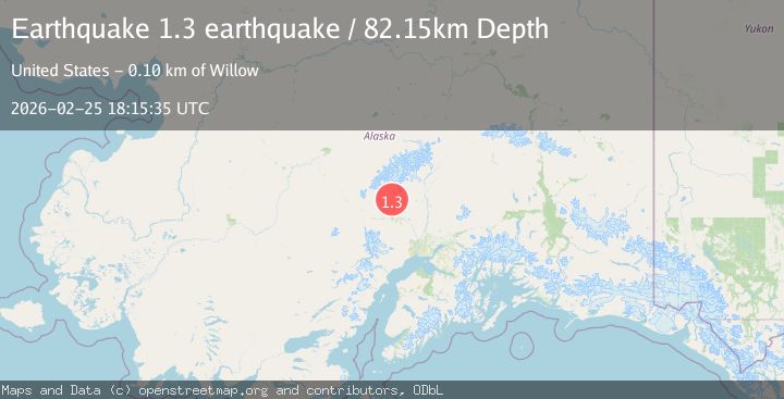 Map of Central Alaska