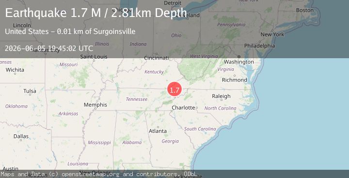 Map of Tennessee-Virginia border region