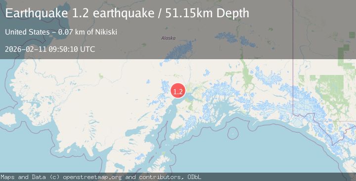 Map of Southern Alaska