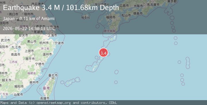 Map of Ryukyu Islands, Japan